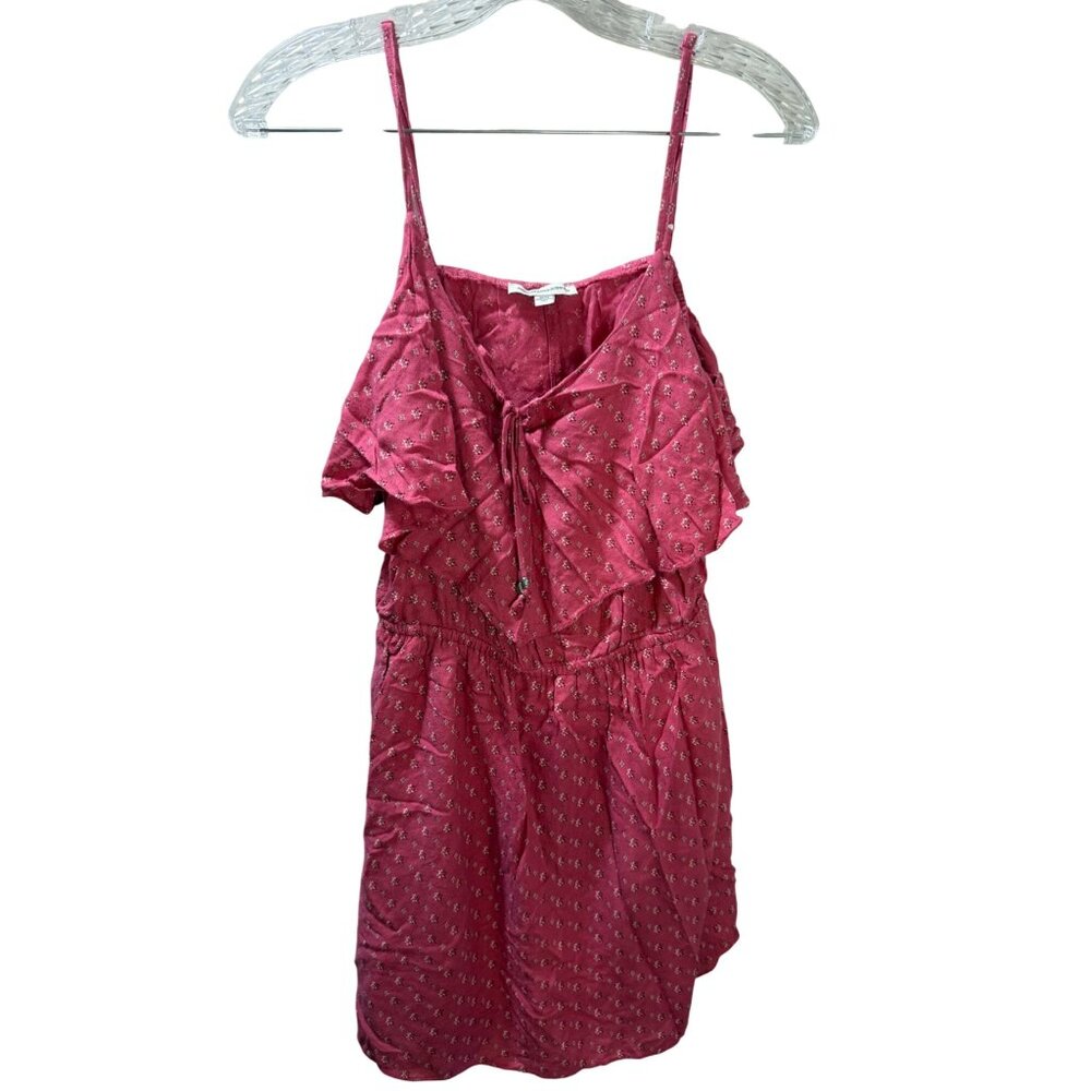 American Eagle‎ Outfitters Red Sleeveless Floral Dress M